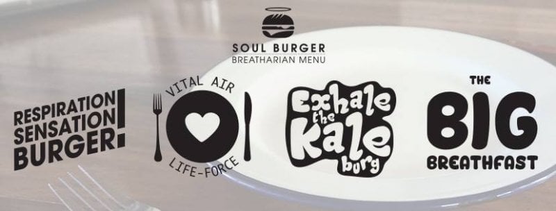 Soul burger breatharian menu