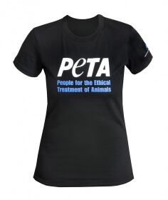 PETA logo t shirt