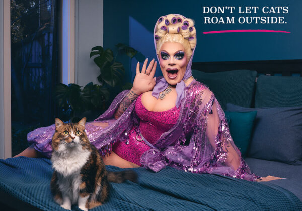 Art Simone for PETA: ‘Keep Your Pussy Tucked Away’