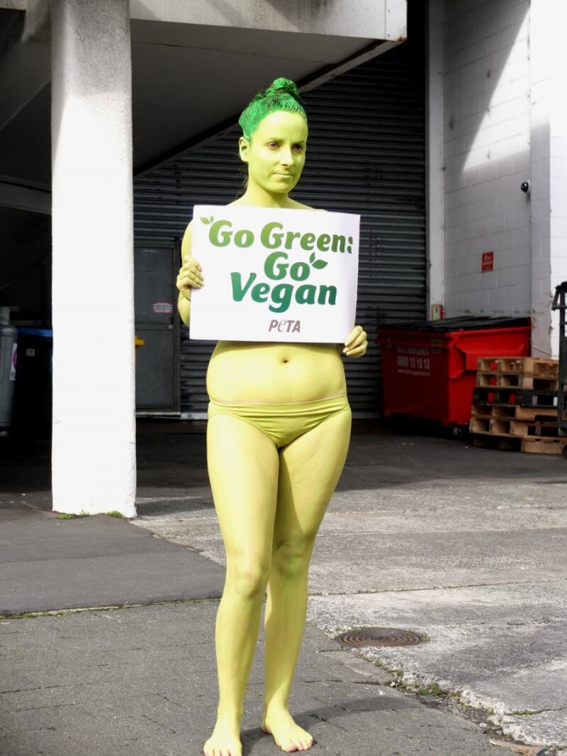 Auckland PETA protest