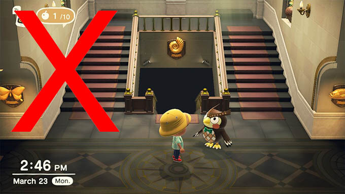 A museum on Animal Crossing.