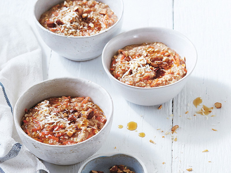 A photo of carrot cake porridge by House of Wellness.