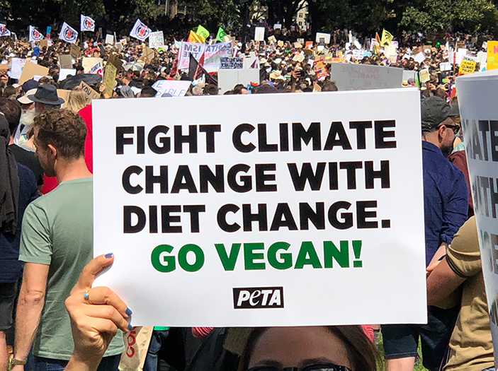 PETA Climate Strike