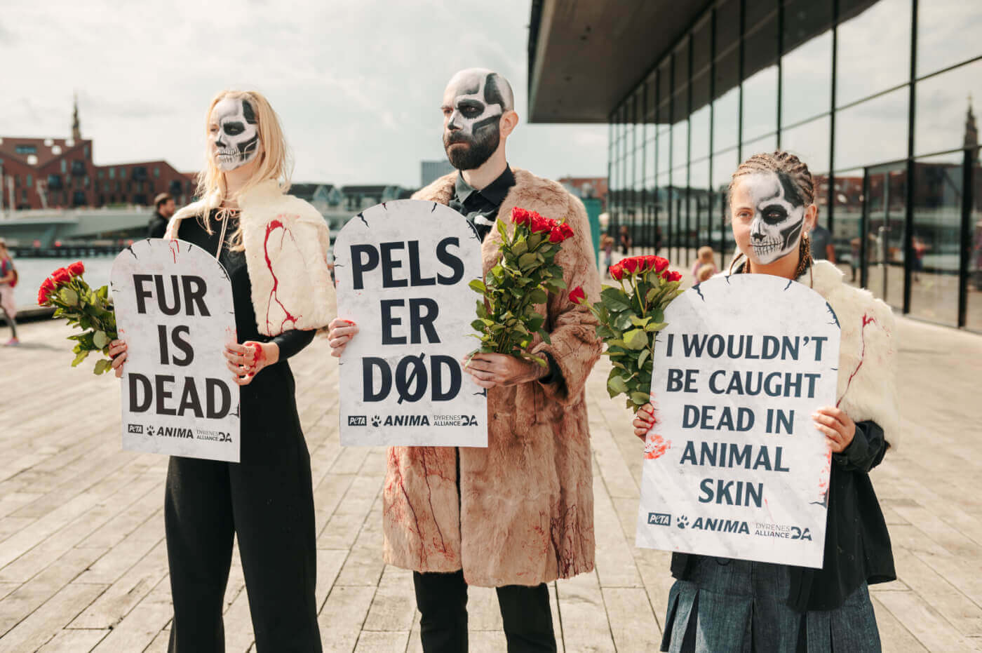 Copenhagen Fashion Week Protest