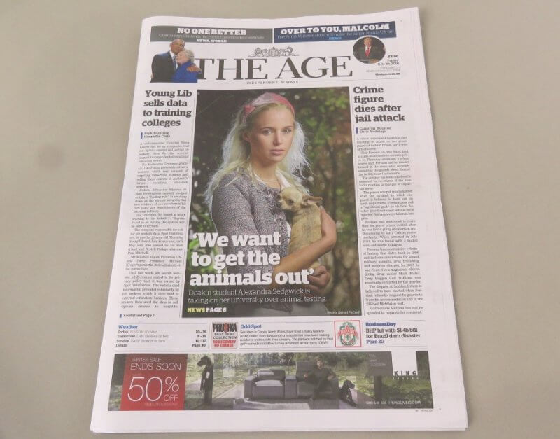 Deakin University The Age - Alexandra Sedgwick