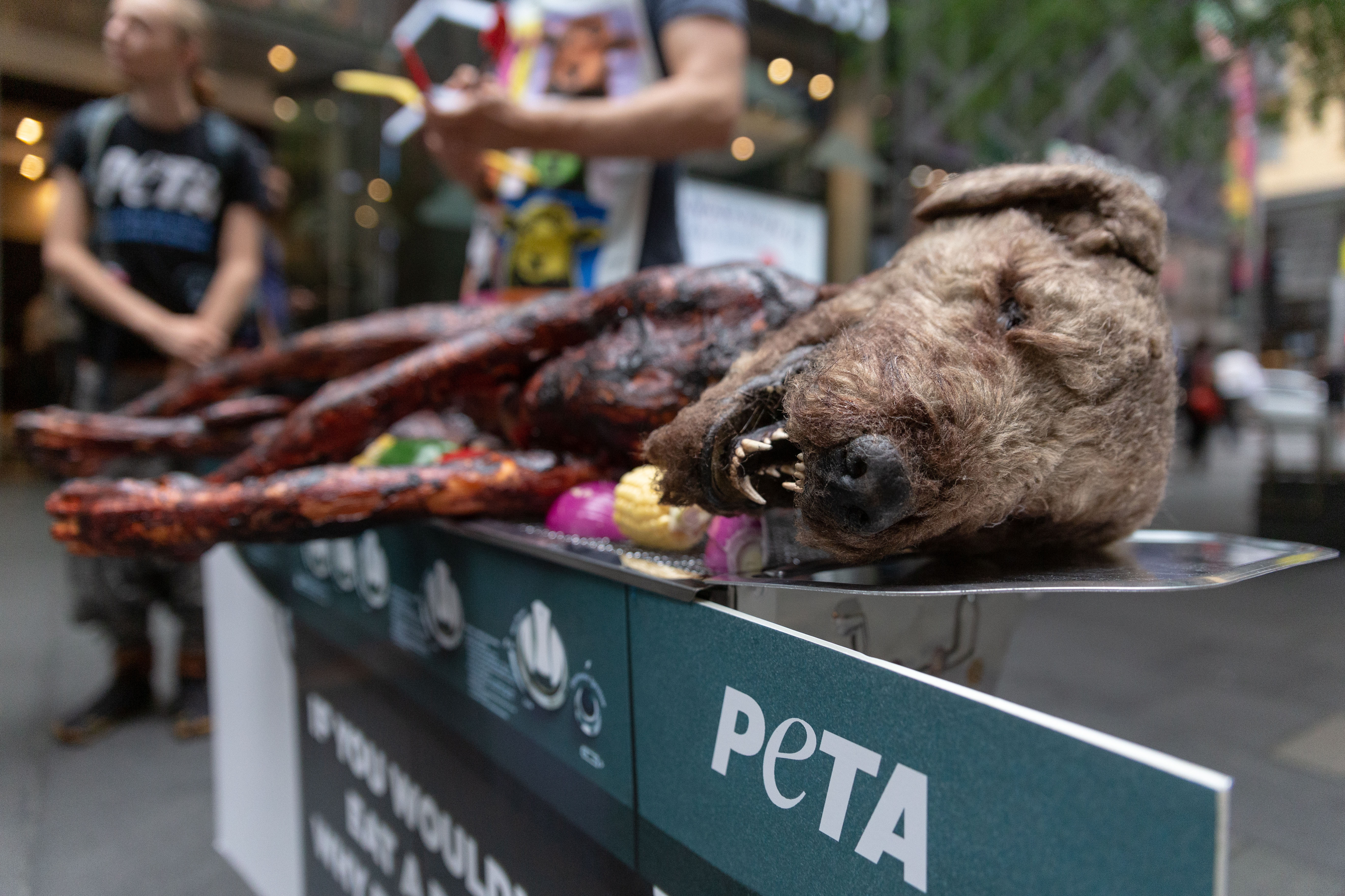 PETA Barbecues a ‘Dog’ in a Sydney Shopping Mall