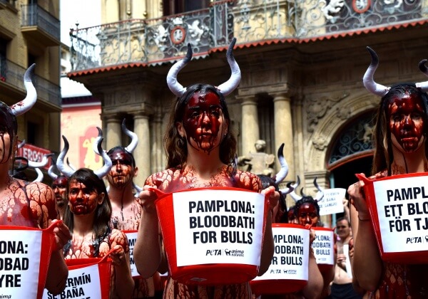 Mayor of Pamplona Voices Support for Anti-Bullfighting Protesters!