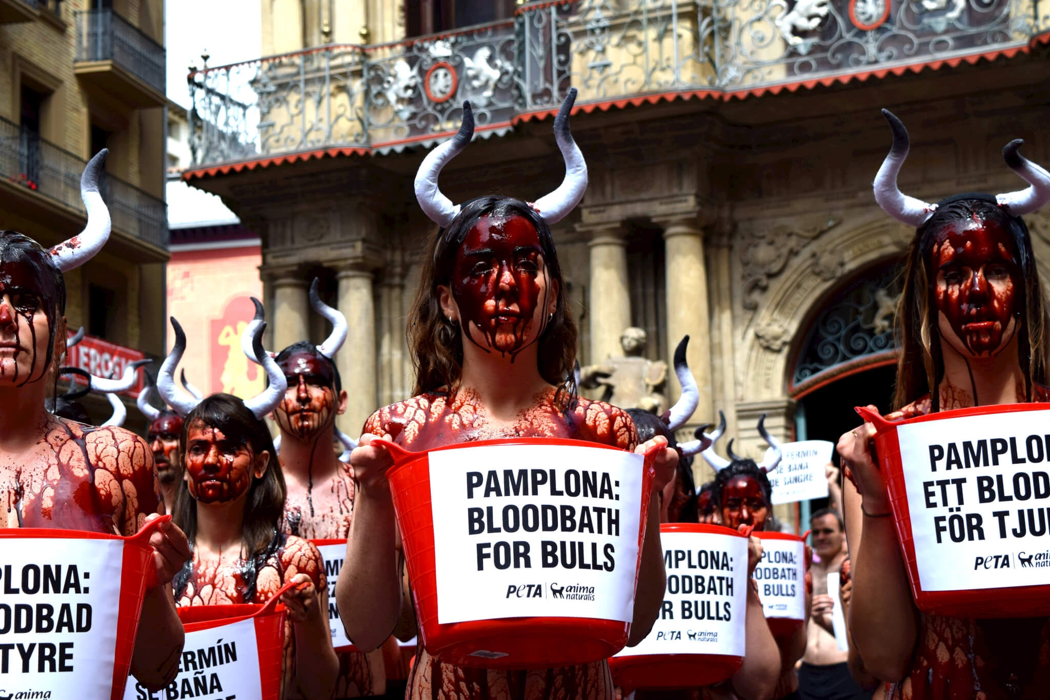 Mayor of Pamplona Voices Support for Anti-Bullfighting Protesters!