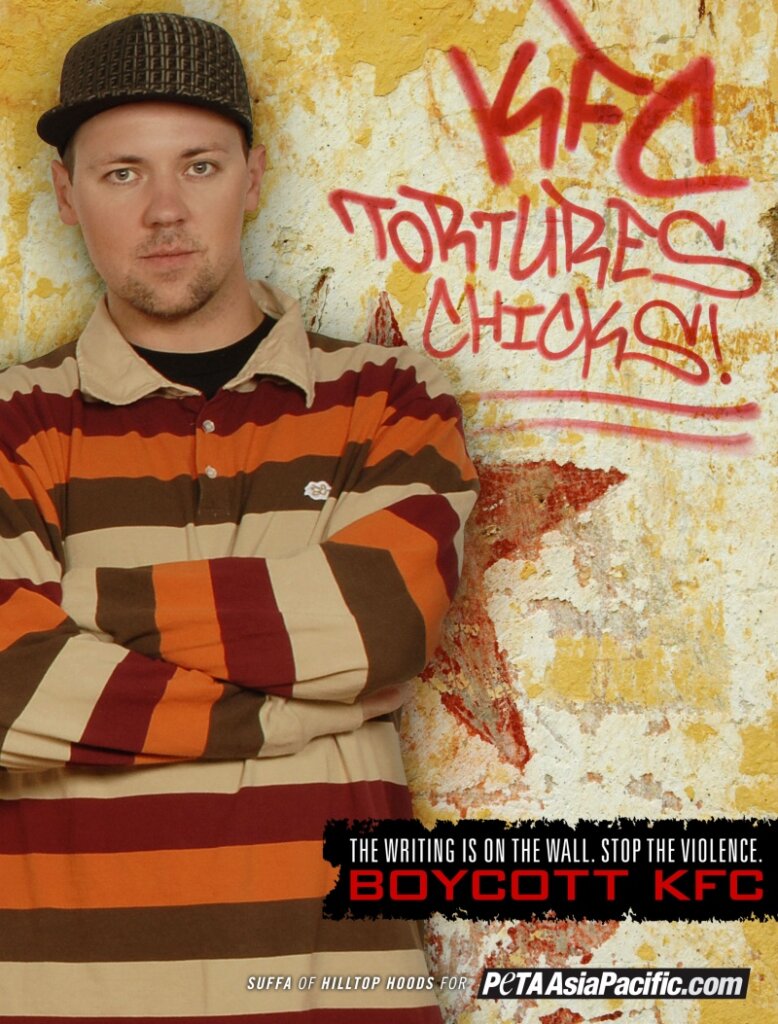 Hilltop Hoods KFC PETA ad