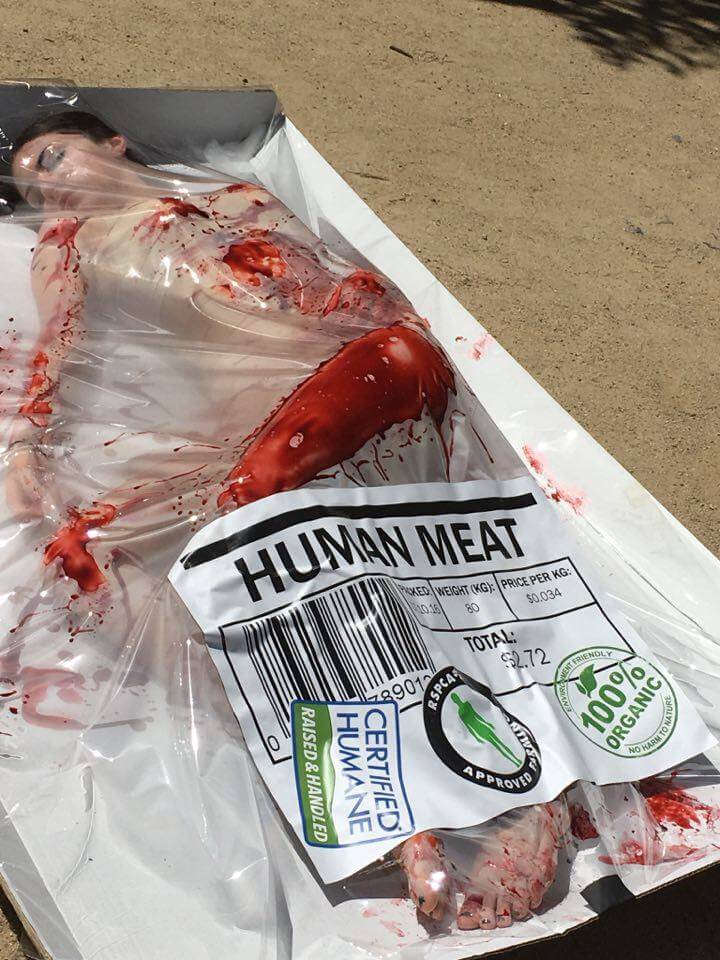 Human Meat Demo Melbourne