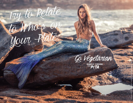 isabelle cornish peta ad