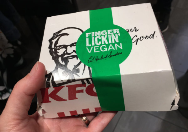 kfc vegan chicken box