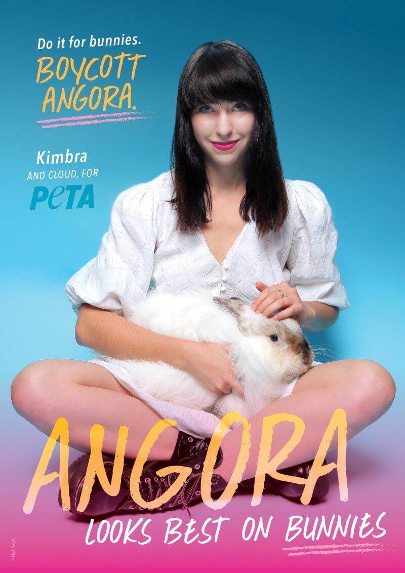 Kimbra Angora Ad PETA