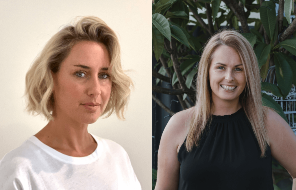 Lara Young and Sue McCarthy
