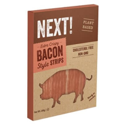 NEXT! Plant Based Extra Crispy Bacon Style Strips