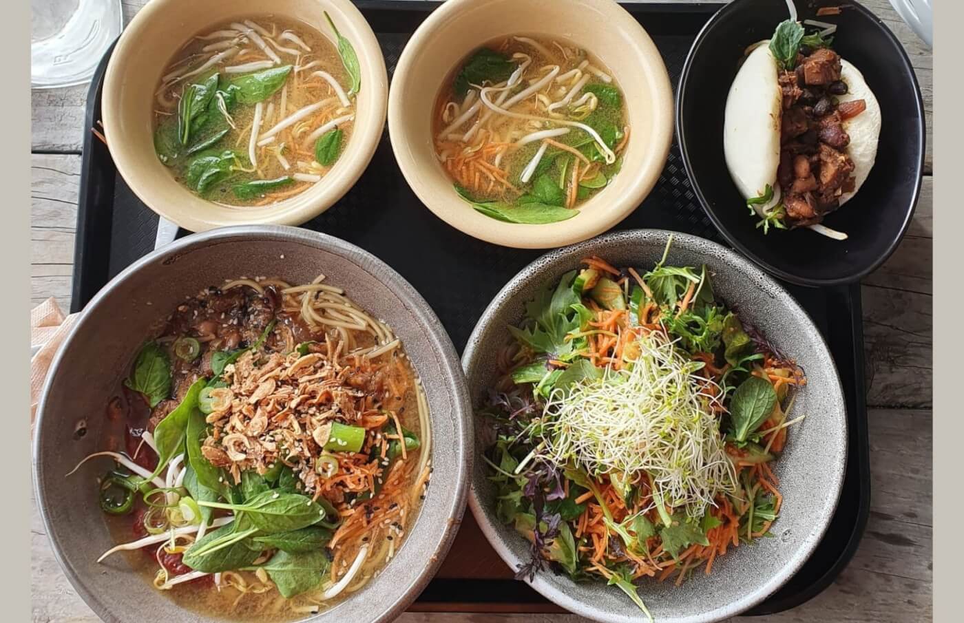 Vegan Options at the Noodle Bar, Cardrona