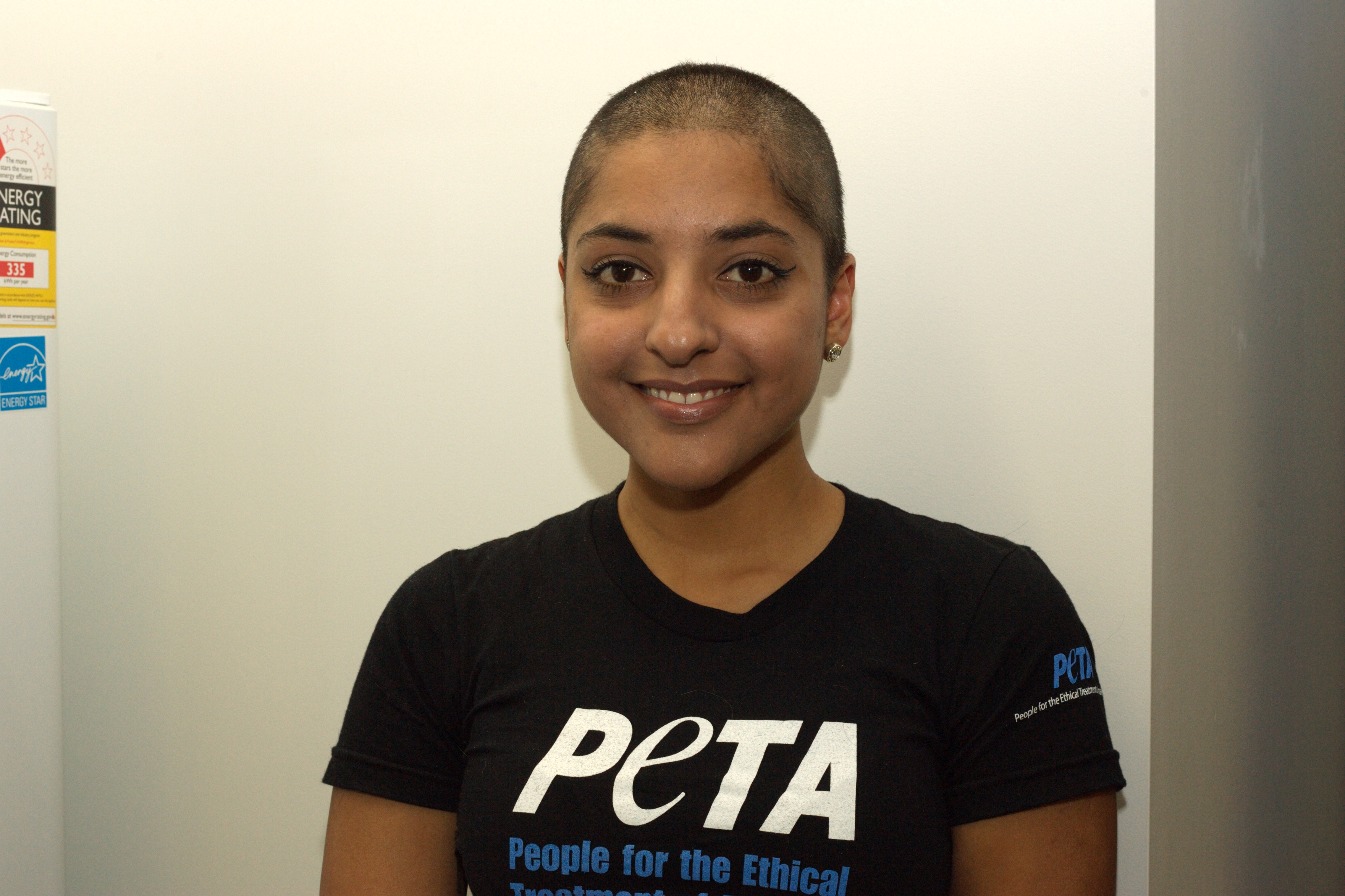 Support PETA: Shaving Your Head Is Optional!
