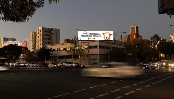 Adelaide Billboard Reminds Shoppers that the Best Winter Accessory is a Warm Heart