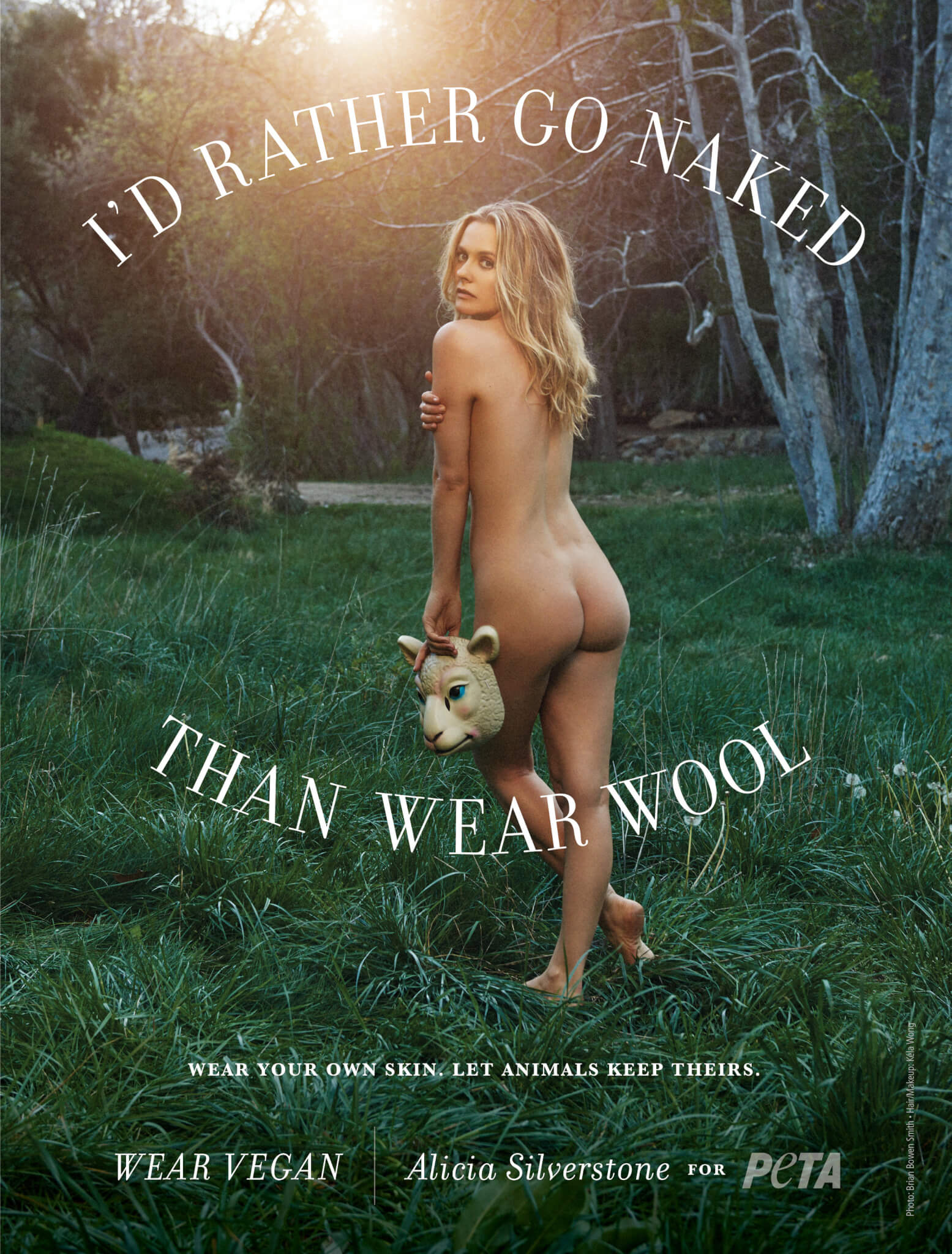 Alicia Silverstone Would Rather Go Naked Than Wear … Wool!