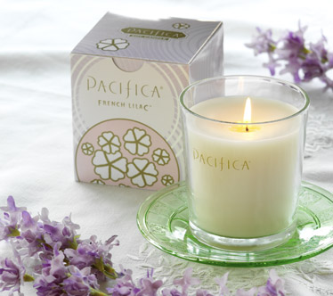 Pacifica French Lilac Soy Candle Vegan