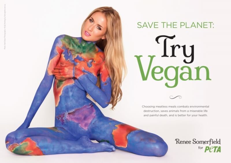 Renee Somerfield PETA ad