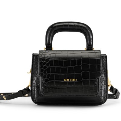 Noir Croci Reader Satchel by Sans Beast