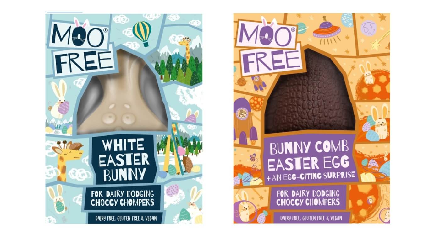 Moo Free chocolate.