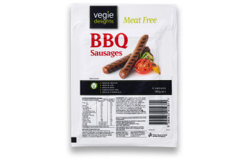 Vegie Delights BBQ Sausages