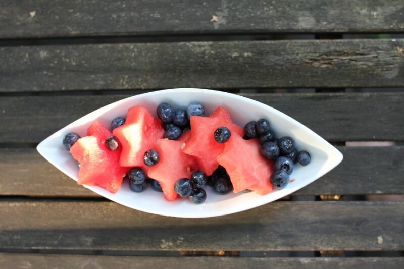 Watermelon and Blueberries