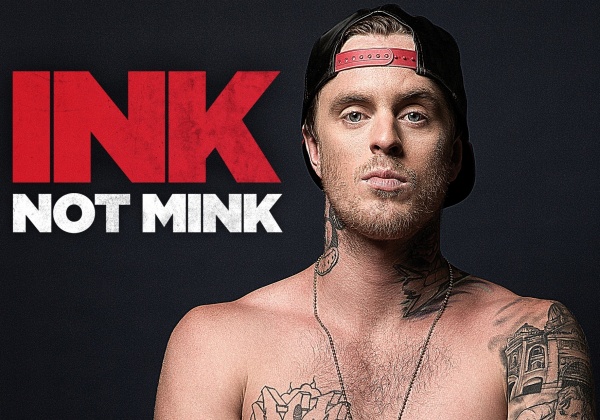 Hip-Hop Star 360 Strips Down to His Tattoos for PETA
