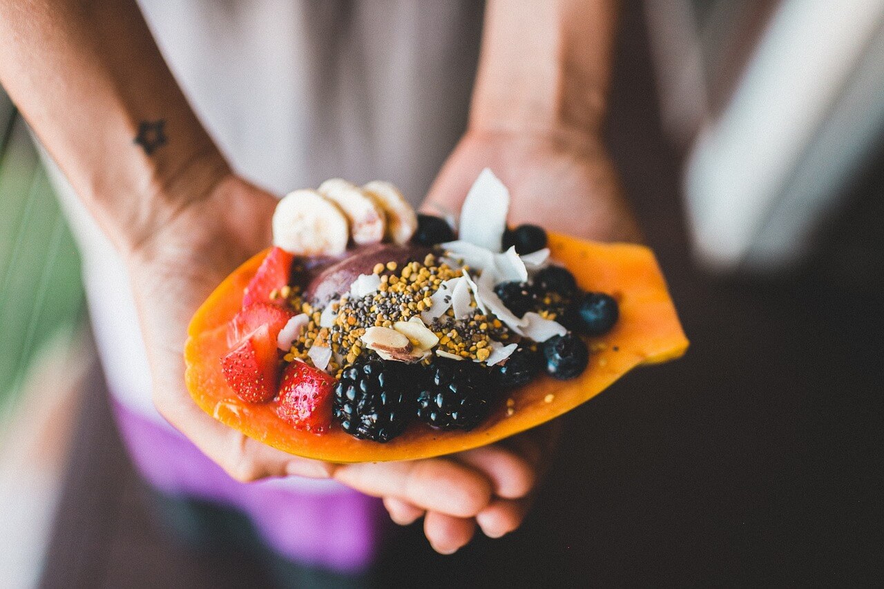 papaya acai bowl