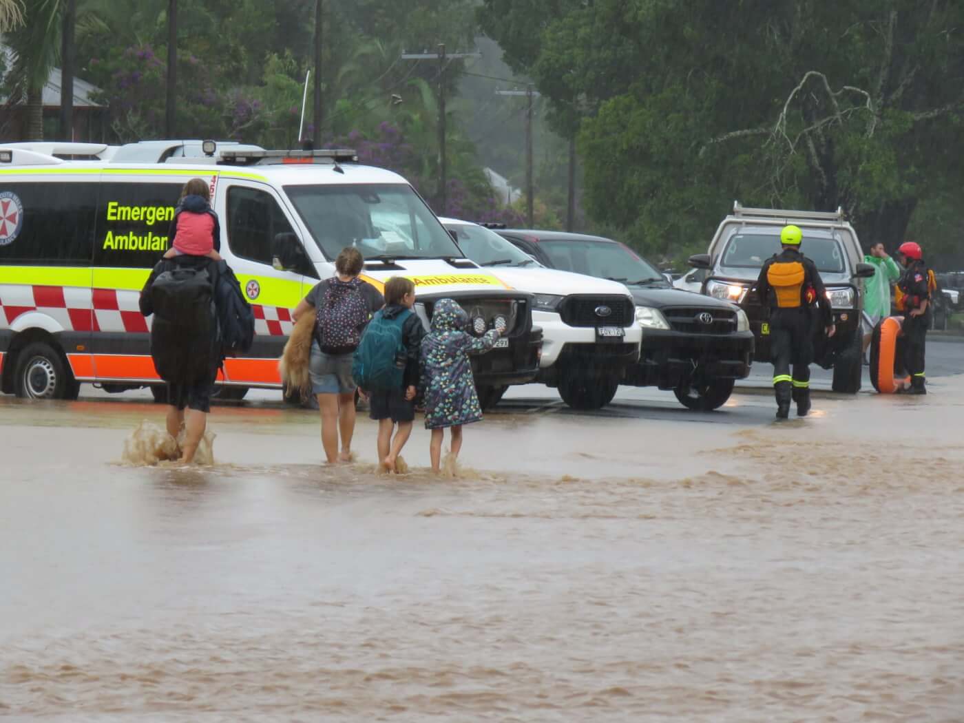 Flooding in Mullumbimby