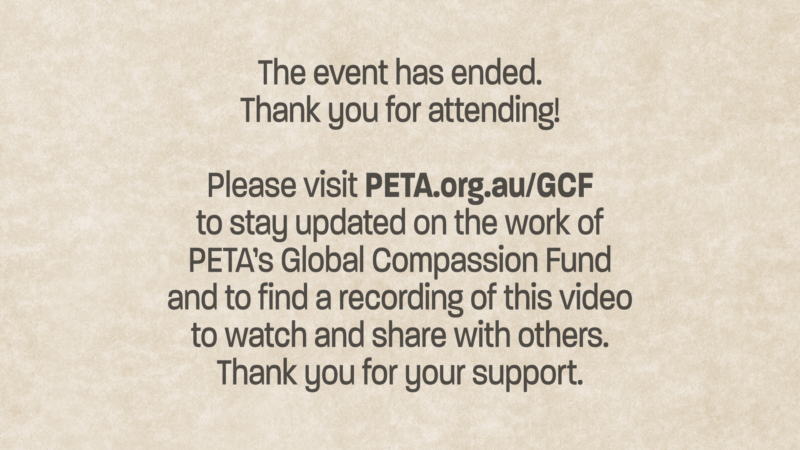 The event has ended. Thank you for attending.