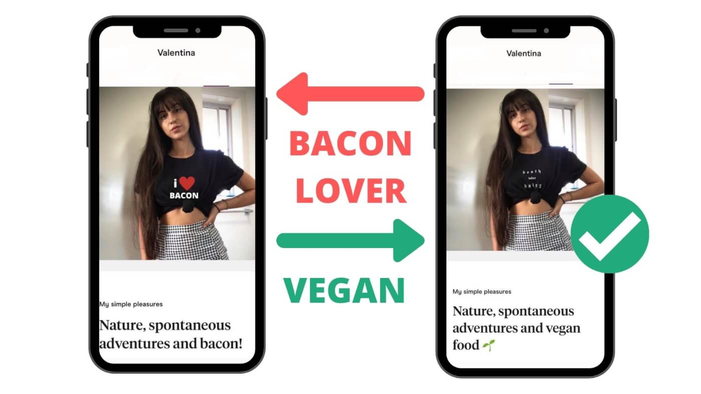 PETA's vegan profile got over 5 times as many likes on Hinge!