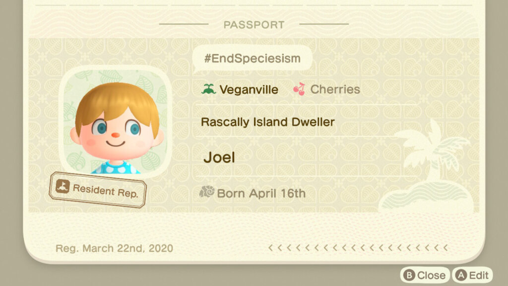How to spread animal rights messages in animal crossing.