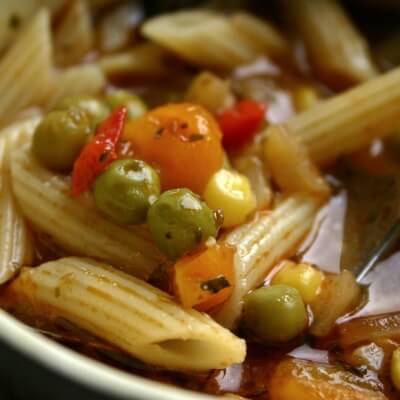 Vegan Pasta Noodle Soup