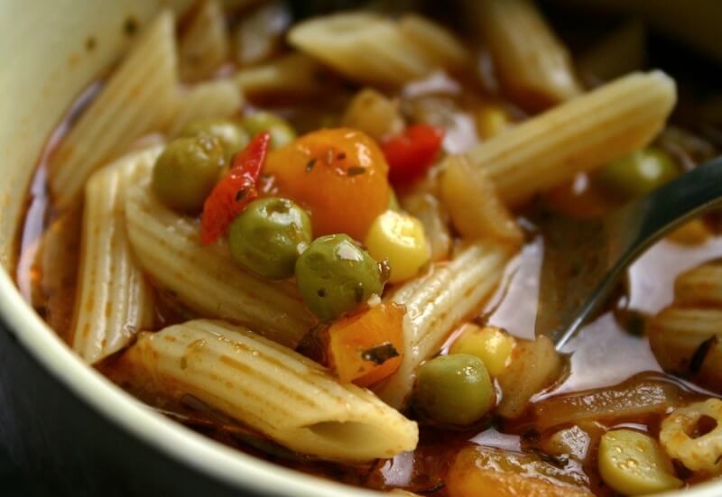 Vegan Pasta Noodle Soup