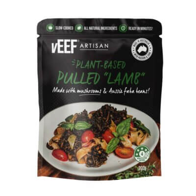 vEEF Artisan Plant Based Pulled Lamb