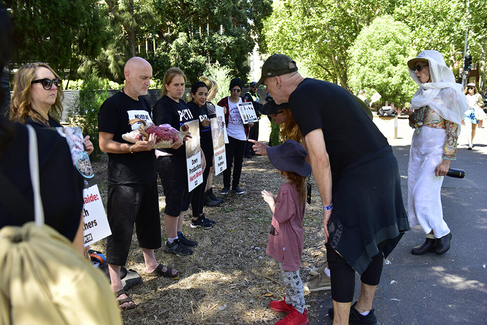 Activists at WOMADelaide